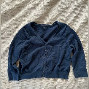 Lands End Cardigan with enamelled buttons